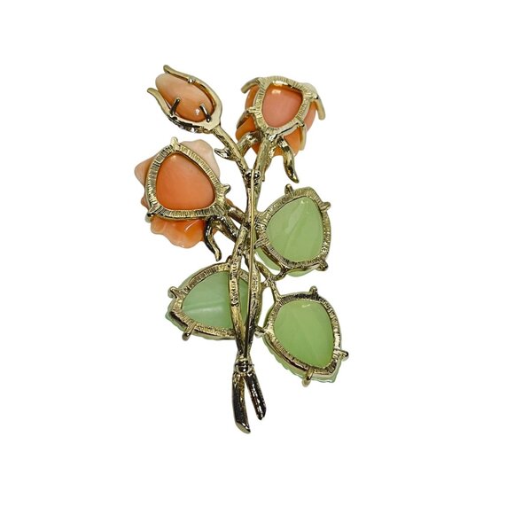 Vintage The Nolan Miller Glamor Collection Large Ann Margaret Rose Brooch (5957) - Picture 5 of 7